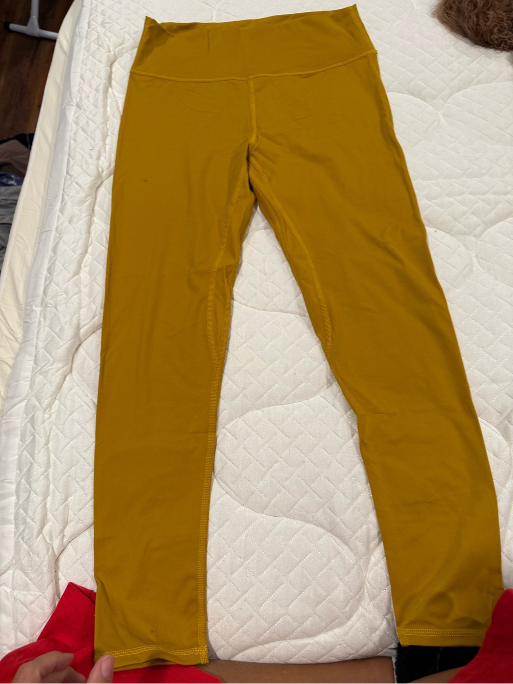 Mustard Yellow High-Waist Leggings